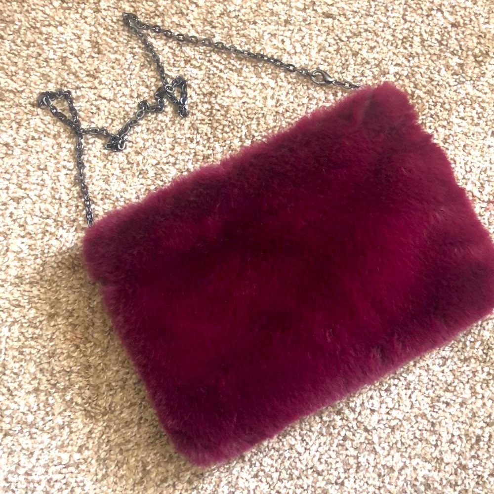 Fluffy purse